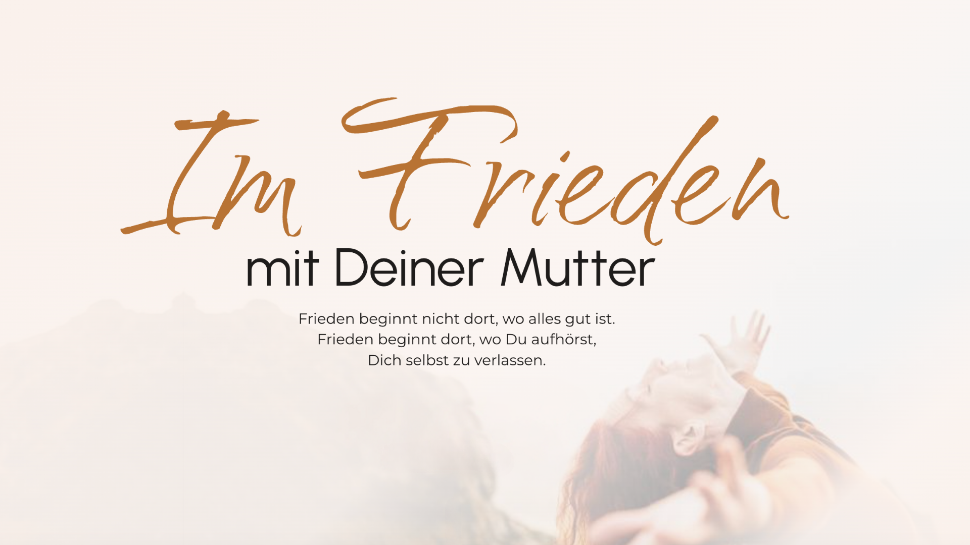 Impuls - Aufzeichnungen (1) im frieden mit deiner mutter mit jana eva ritzen